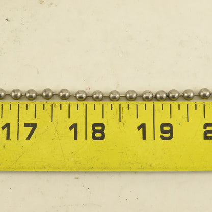 3/16"x 400' Size 10 Unfinished Aluminum Ball Chain