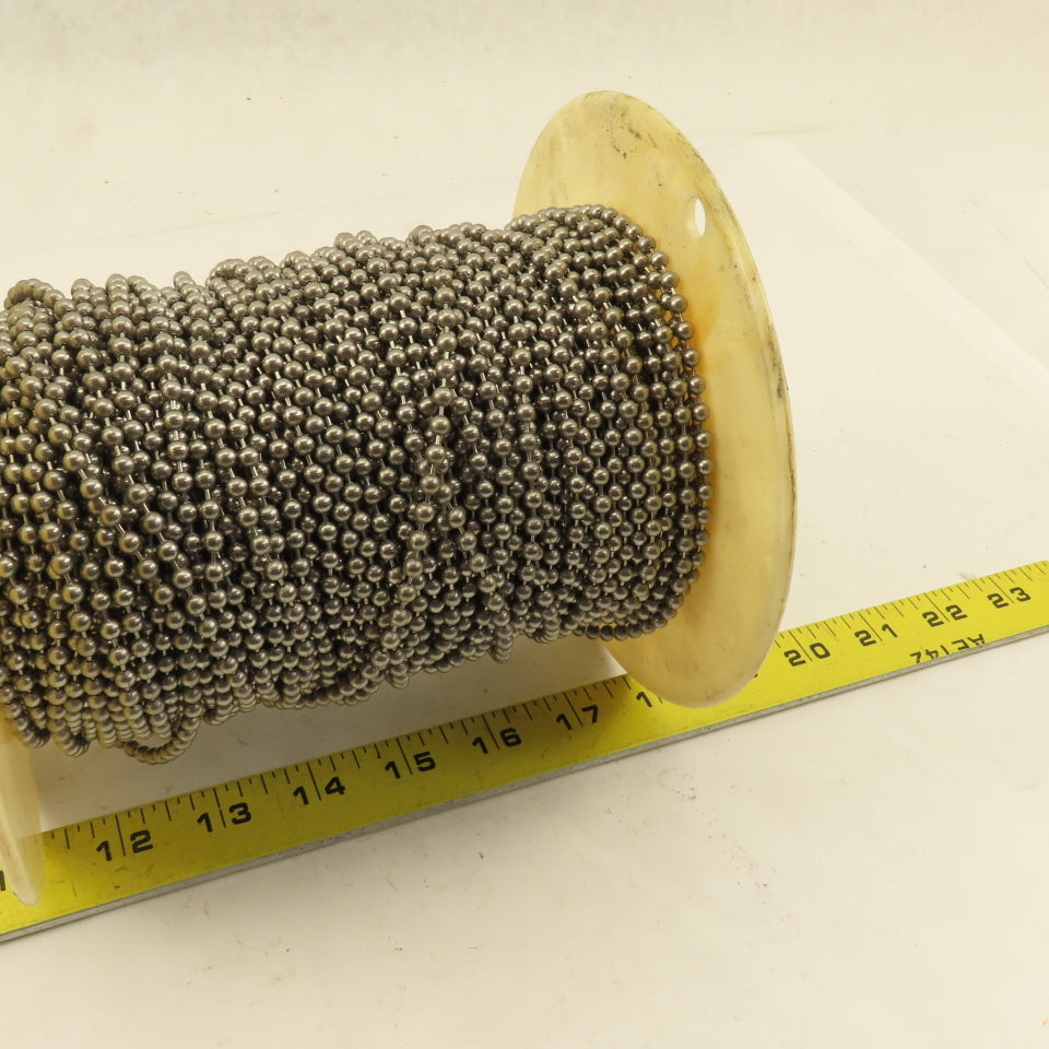 3/16"x 400' Size 10 Unfinished Aluminum Ball Chain
