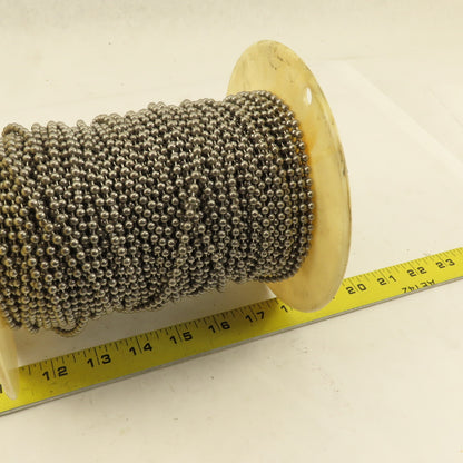 3/16"x 400' Size 10 Unfinished Aluminum Ball Chain