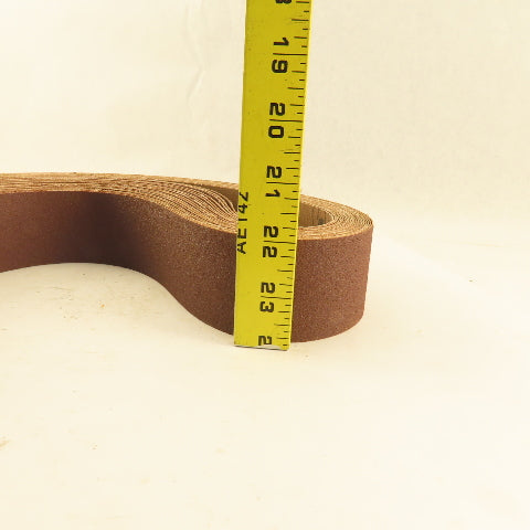 3M 26562 341D Sanding Belt 2" Wide 48" Long 80 Grit Cloth Backer Lot Of 21