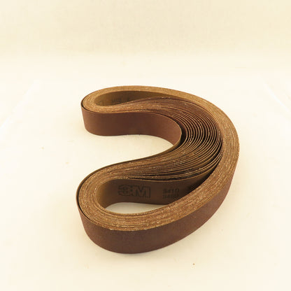 3M 26562 341D Sanding Belt 2" Wide 48" Long 80 Grit Cloth Backer Lot Of 21