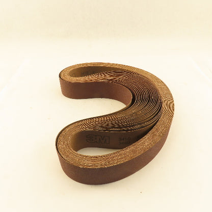 3M 26562 341D Sanding Belt 2" Wide 48" Long 80 Grit Cloth Backer Lot Of 21