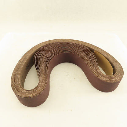 3M 26562 341D Sanding Belt 2" Wide 48" Long 80 Grit Cloth Backer Lot Of 21
