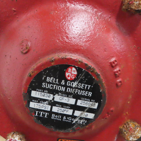 Bell & Gossett 4E 10.375 BF 20Hp Motor & Pump 610GPM 85' Head 208-230/460V 3Ph