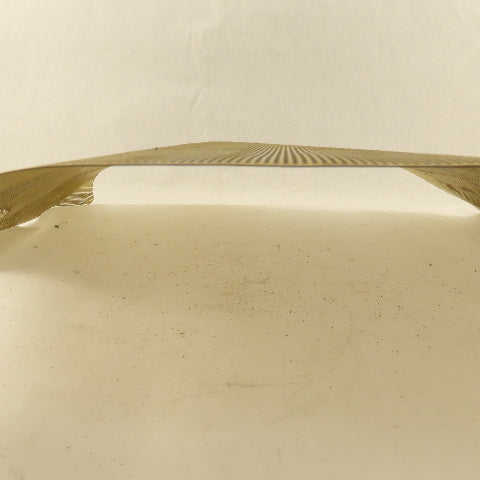 17" x 17" Perforated Brass Screen W/ Straight Holes 26 Gauge Hole Diameter0.057"