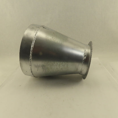10 Ga. Galvanized Steel Flanged Bell/Concentric Reducer Duct Work Fitting 11"x6"