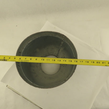 10 Ga. Galvanized Steel Flanged Bell/Concentric Reducer Duct Work Fitting 11"x6"