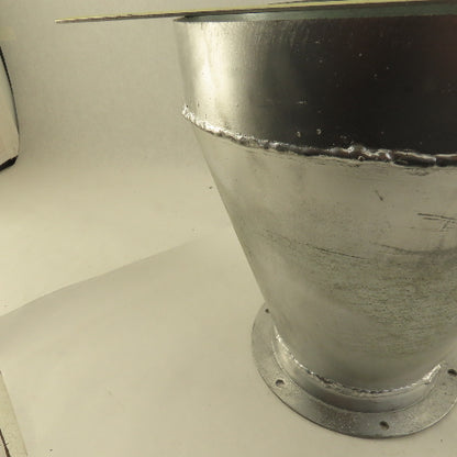 10 Ga. Galvanized Steel Flanged Bell/Concentric Reducer Duct Work Fitting 11"x6"
