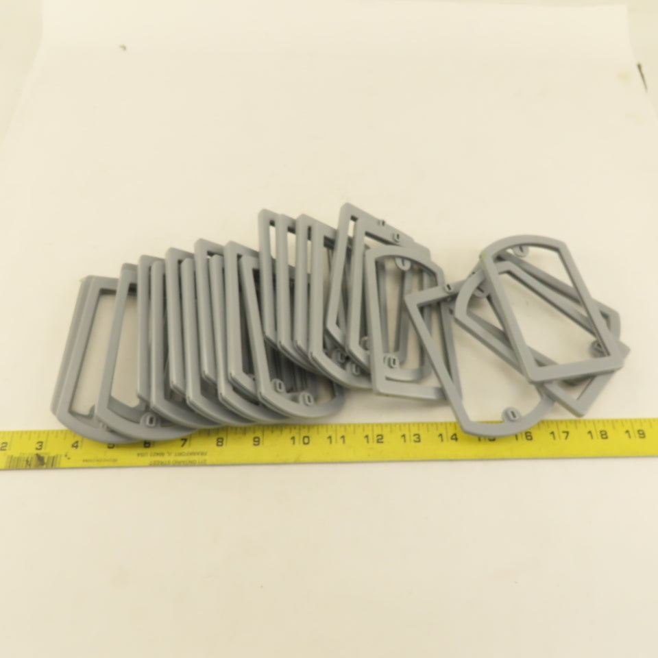 Oil Safe 200004 Label Safe Gray Color Coded Label Frame Outdoor Safe Lot Of 24