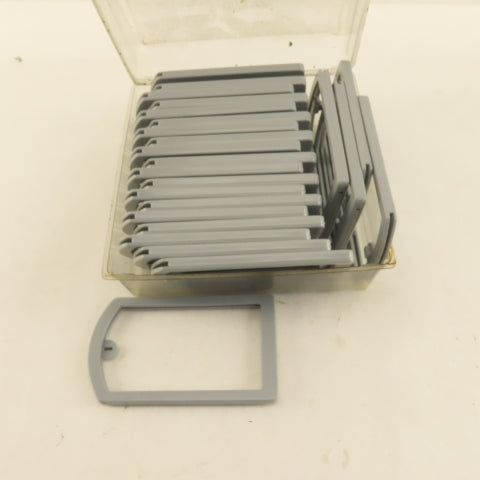 Oil Safe 200004 Label Safe Gray Color Coded Label Frame Outdoor Safe Lot Of 24