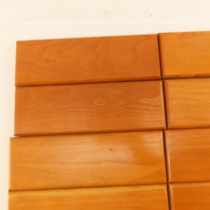 9" x 3" x 3/4" Thick Cherry Wood Plaque Blank Arts Crafts Beveled Edge Lot Of 13