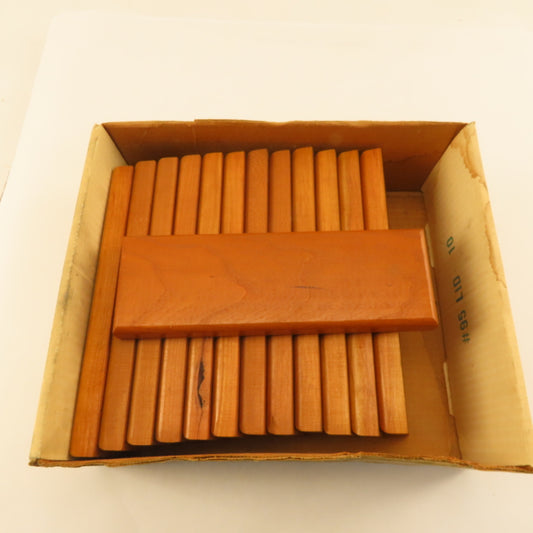 9" x 3" x 3/4" Thick Cherry Wood Plaque Blank Arts Crafts Beveled Edge Lot Of 13