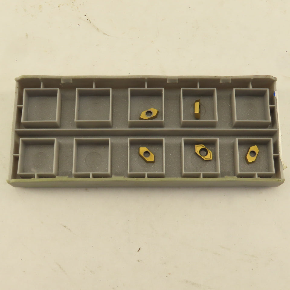 Iscar AOMT 030204-N-45DT Indexable Drilling Carbide Insert IC 1008 Lot Of 5