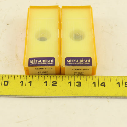 Mitsubishi  STAWN1110TH Carbide Drilling Insert 11.1mm Lot Of 2