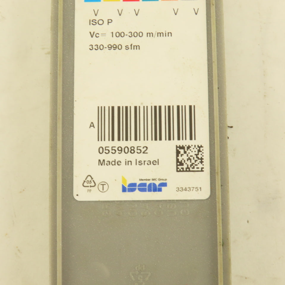Iscar AOMT 060204 45DT Indexable Carbide Chamfering Insert 10 Pcs