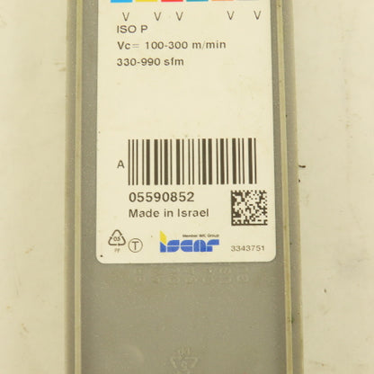 Iscar AOMT 060204 45DT Indexable Carbide Chamfering Insert 10 Pcs