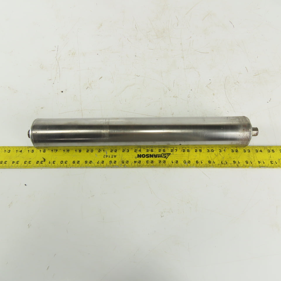2-1/2" OD Gravity Conveyor Roller 16-1/2" Face Width 11/16" Hex Axle Lot Of 6
