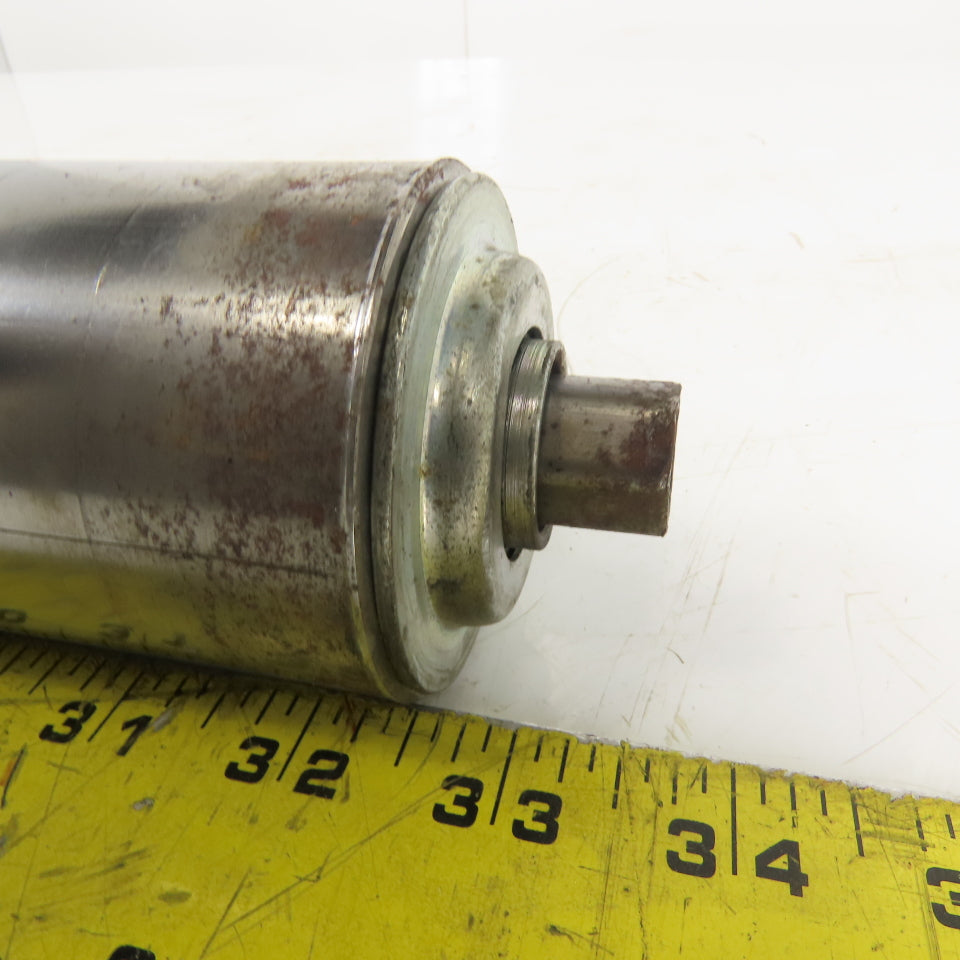 2-1/2" OD Gravity Conveyor Roller 16-1/2" Face Width 11/16" Hex Axle Lot Of 6