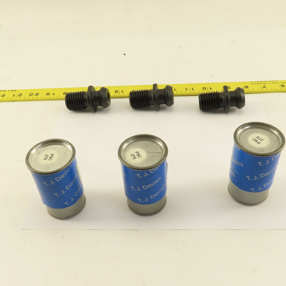 T.J Davies PSC 275 Retention Knob/Socket CT50 Knob Angle 45° TPI 1"-8 Lot Of 3