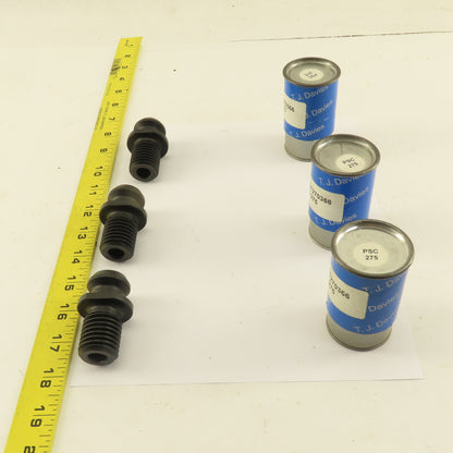 T.J Davies PSC 275 Retention Knob/Socket CT50 Knob Angle 45° TPI 1"-8 Lot Of 3