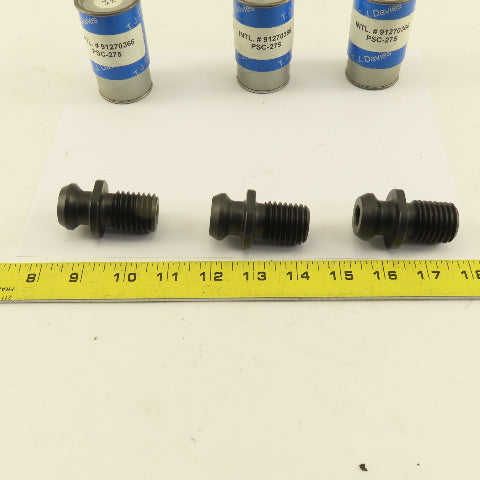 T.J Davies PSC 275 Retention Knob/Socket CT50 Knob Angle 45° TPI 1"-8 Lot Of 3