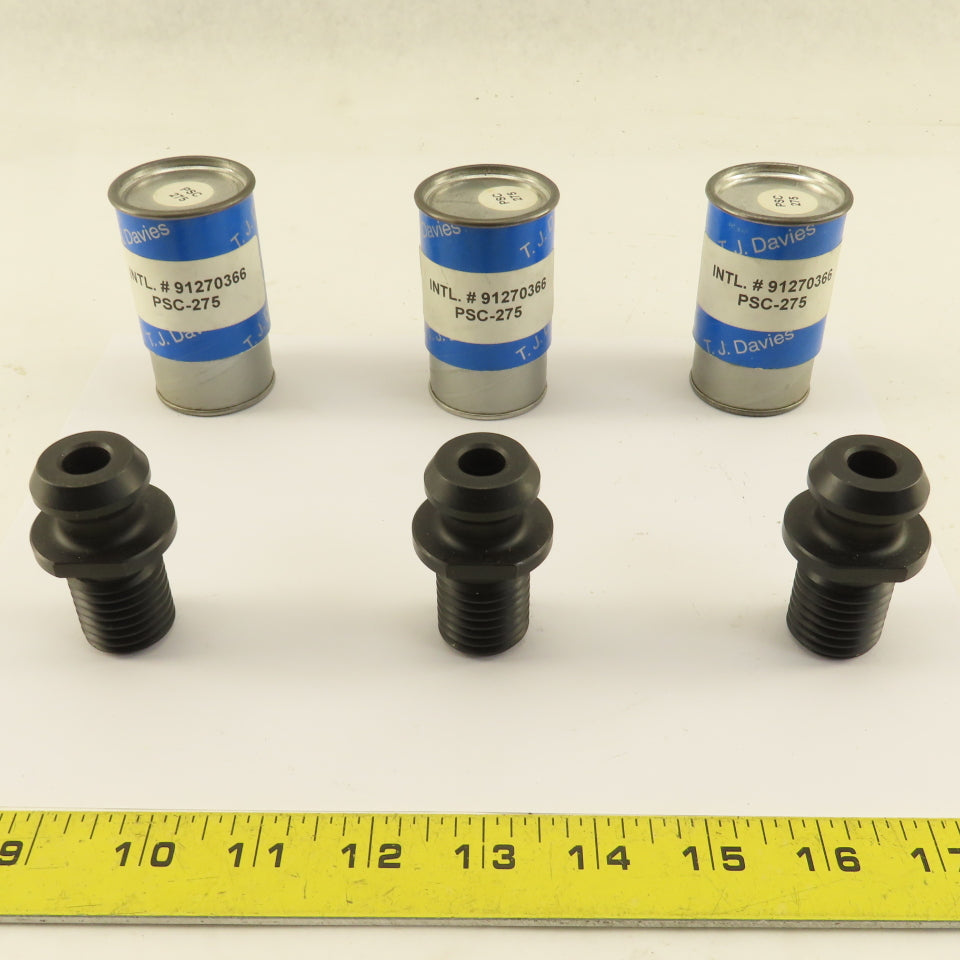 T.J Davies PSC 275 Retention Knob/Socket CT50 Knob Angle 45° TPI 1"-8 Lot Of 3