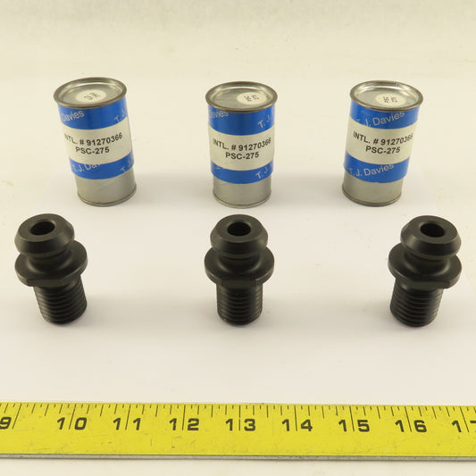 T.J Davies PSC 275 Retention Knob/Socket CT50 Knob Angle 45° TPI 1"-8 Lot Of 3