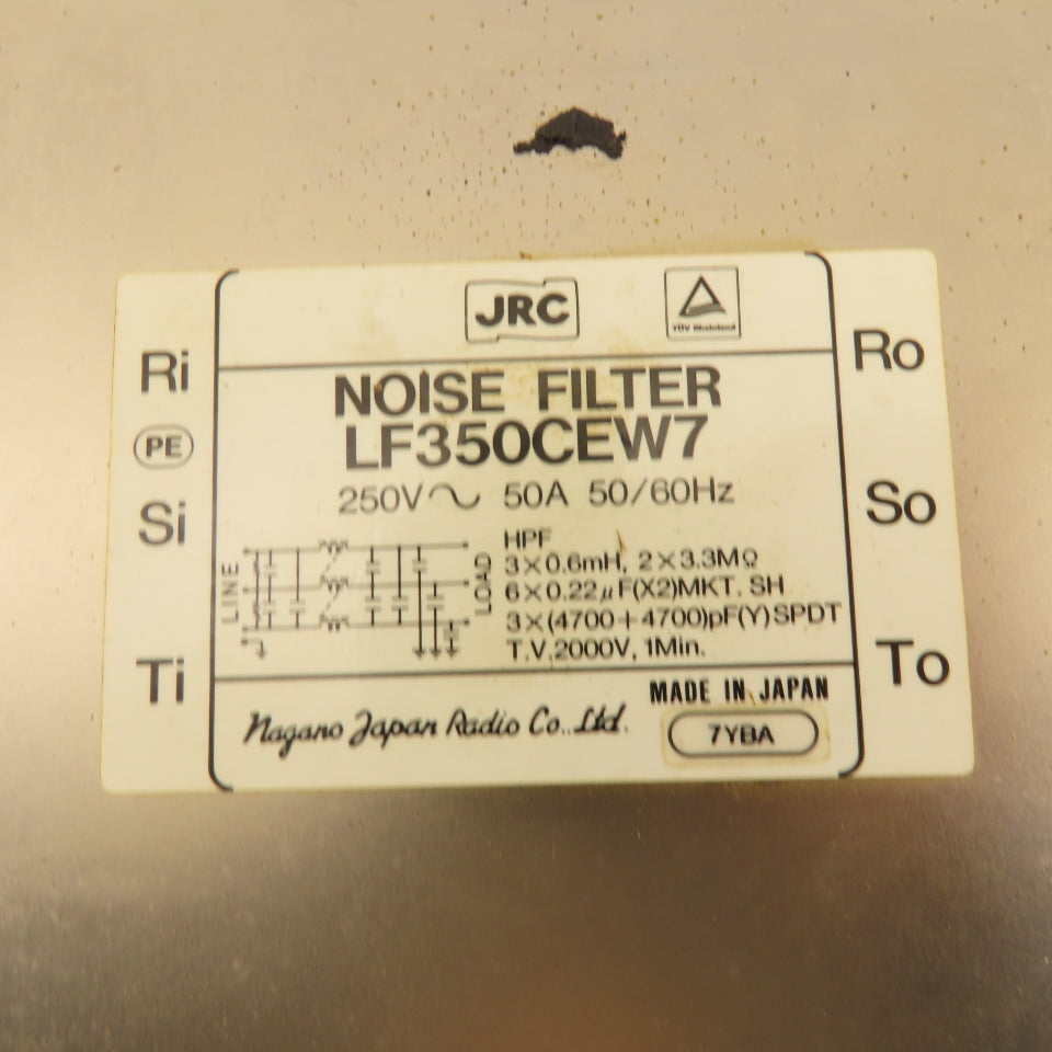 JRC LF350CEW7 250V 50A 50/60Hz Noise Filter