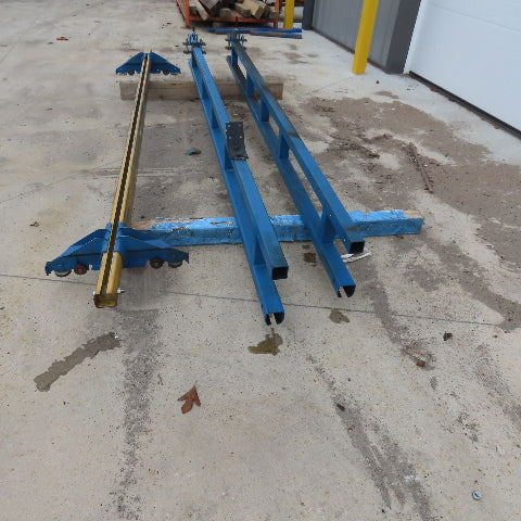 Gorbel 1/4 Ton Ceiling Mounted Bridge Crane System 10' Span 10' Run