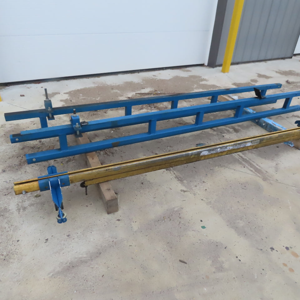 Gorbel 1/4 Ton Ceiling Mounted Bridge Crane System 10' Span 10' Run