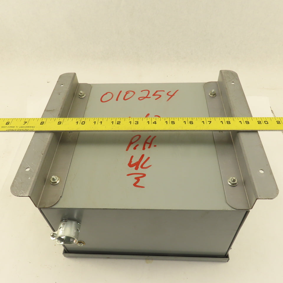 Hoffman A-10N106 Electrical Enclosure 10"x10"x6" Wall Mount Type 1 W/ Back Plate