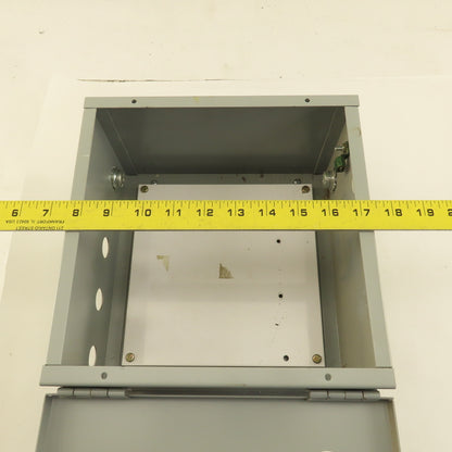 Hoffman A-10N106 Electrical Enclosure 10"x10"x6" Wall Mount Type 1 W/ Back Plate