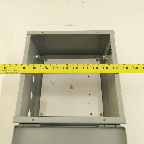 Hoffman A-10N106 Electrical Enclosure 10"x10"x6" Wall Mount Type 1 W/ Back Plate