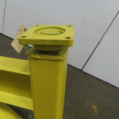 Industrial Insulations 2 Ton Post Mounted Jib Crane 71" Swing 36" Trolley Travel