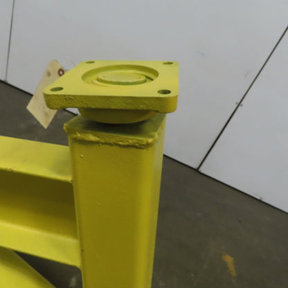 Industrial Insulations 2 Ton Post Mounted Jib Crane 71" Swing 36" Trolley Travel