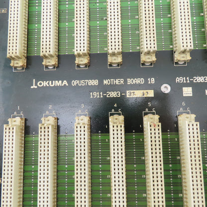 Okuma E4809-770-098 Opus7000 Mother Board 10 Slot Chassis