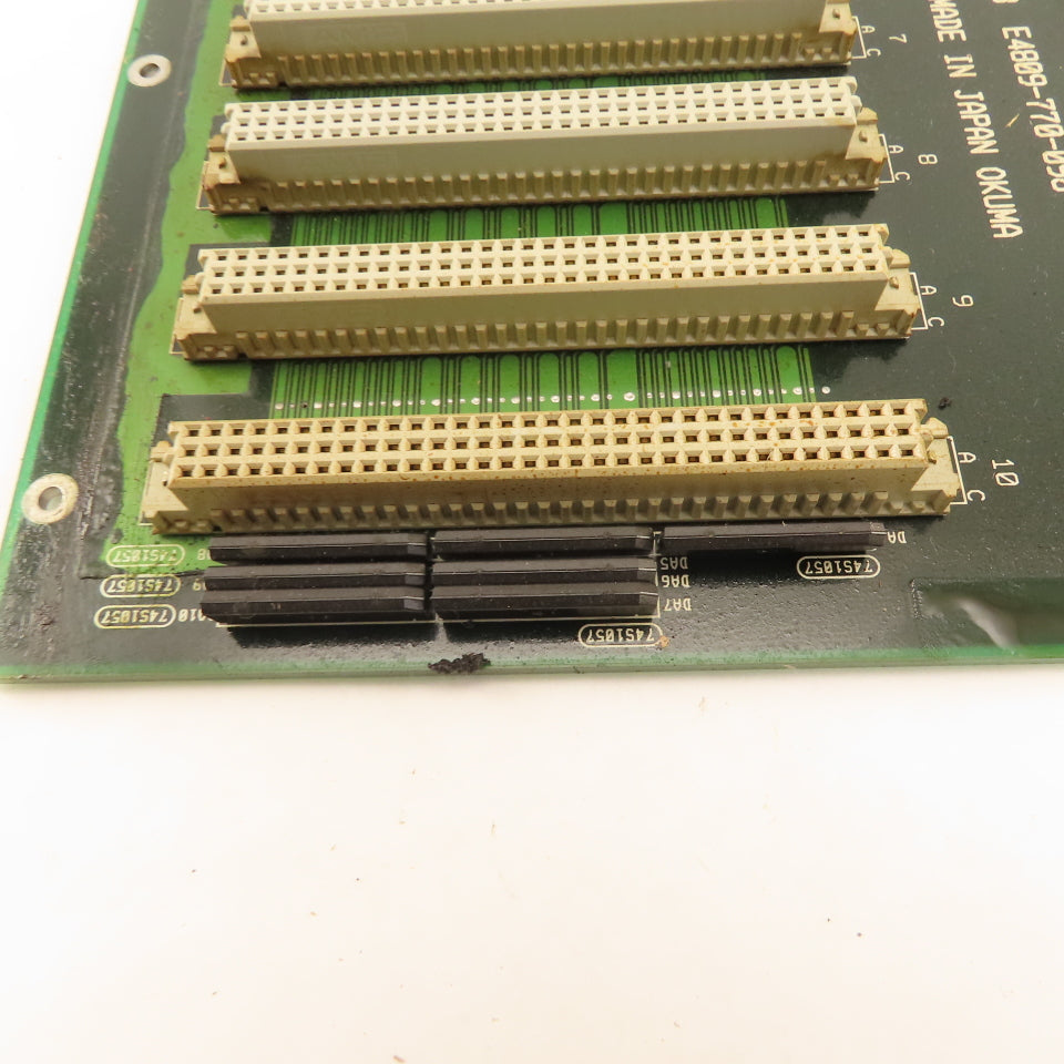 Okuma E4809-770-098 Opus7000 Mother Board 10 Slot Chassis