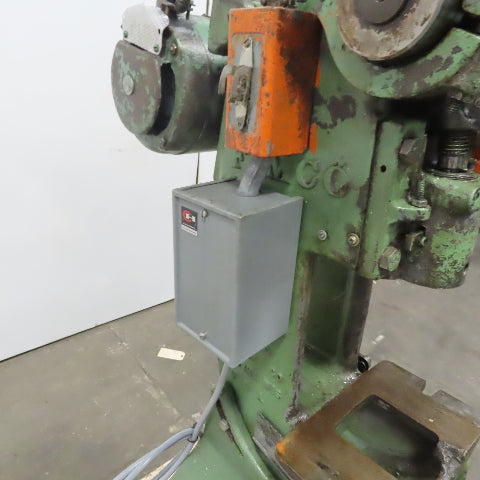 Famco 40 Mechanical OBI Punch Press 5 Ton 1-1/4" Stroke 3-1/2" Throat 115V 1Ph