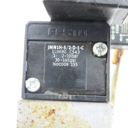 Festo JMN1H-5/2-D-1-C 2 Position Double Solenoid Directional Air Valve 24VDC