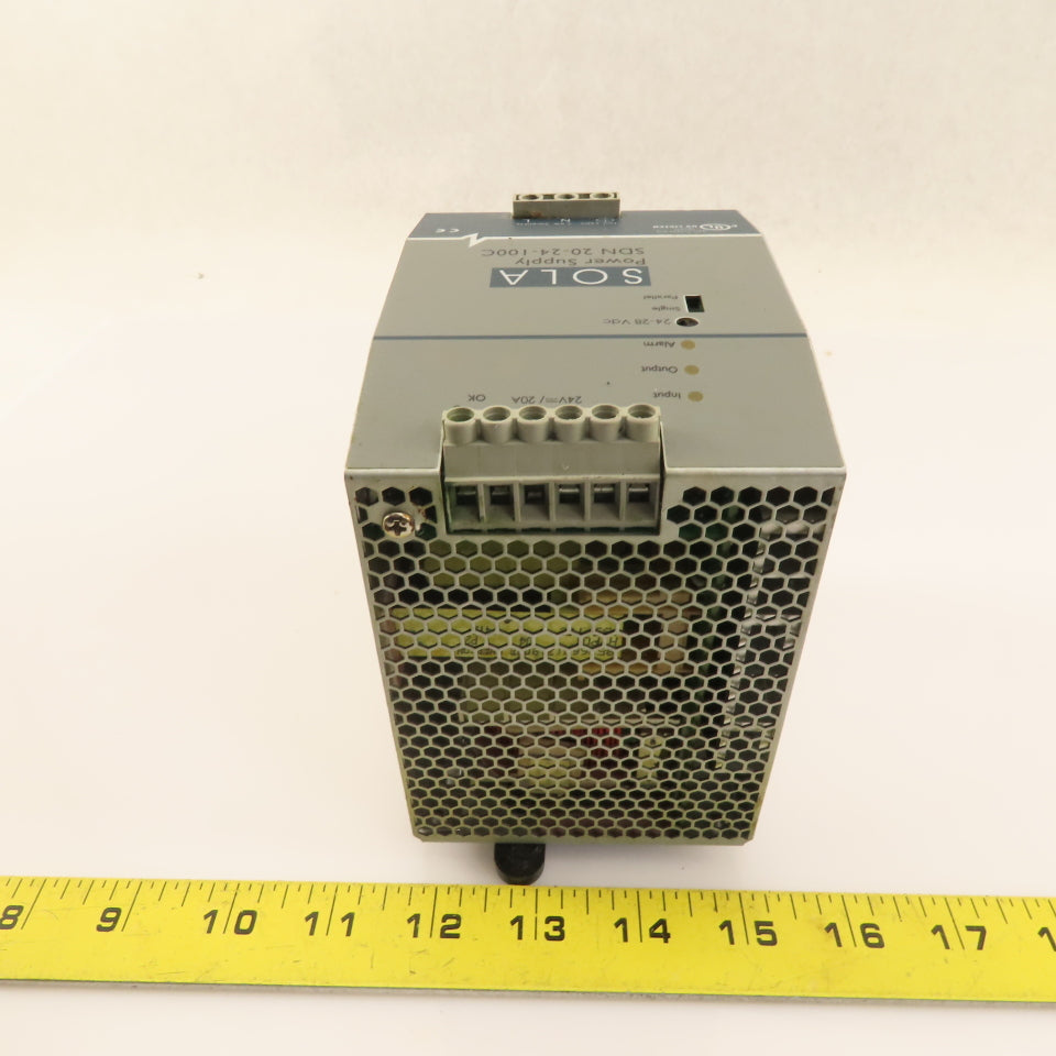 Sola SDN-20-24-100C 100-240V 5.6A 50/60Hz Input 24-28VDC Power Supply