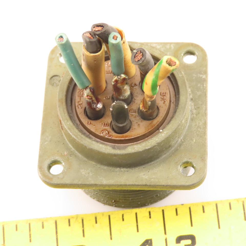 JAE MS3102A20-15S Circular Connector 7 Position Female