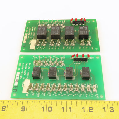Okuma E4809-770-034 E4809-770-035 Relay Card 1-2 Card 1-3 Lot Of 2