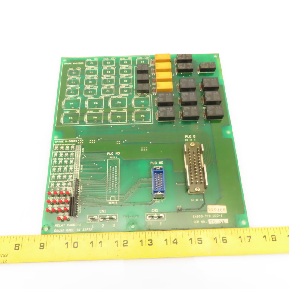 Okuma E4809-770-033-1 Relay Card 1-1