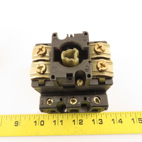 Moeller P3-63 600V 100A Max Main Rotary Disconnect Switch Panel Operator