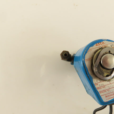 Asco 8262A262 Solenoid Valve 120 VAC Pipe 1/4" Orifice 1/8"
