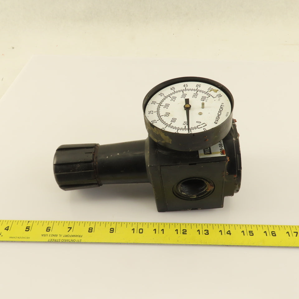 Wilkerson R3908FOGO Pneumatic Regulator " NPT p Max 250psi Temp Max175°