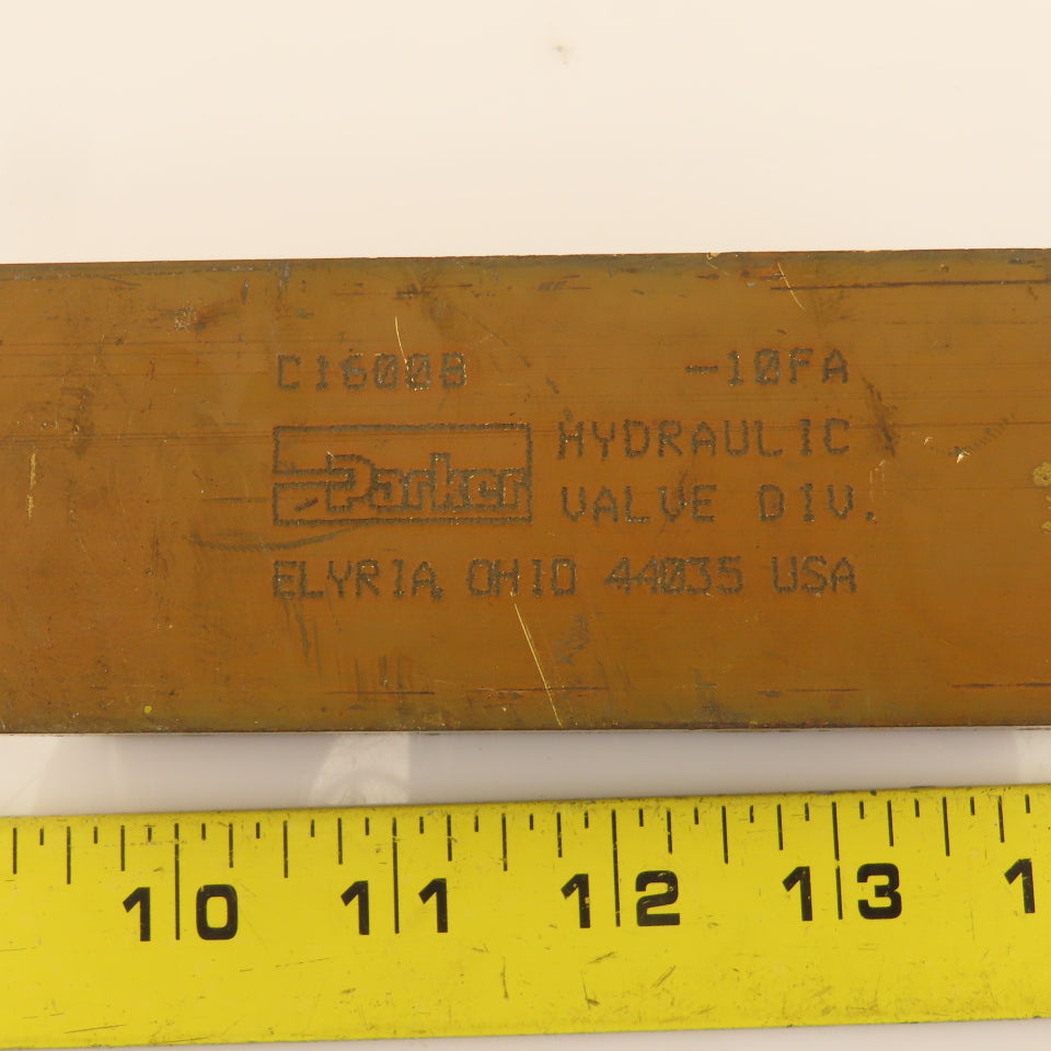Parker C1600B Hydraulic Check Valve 1" NPT 500 PSI 40 GPM
