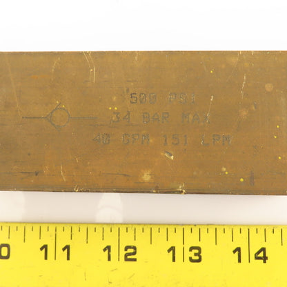 Parker C1600B Hydraulic Check Valve 1" NPT 500 PSI 40 GPM