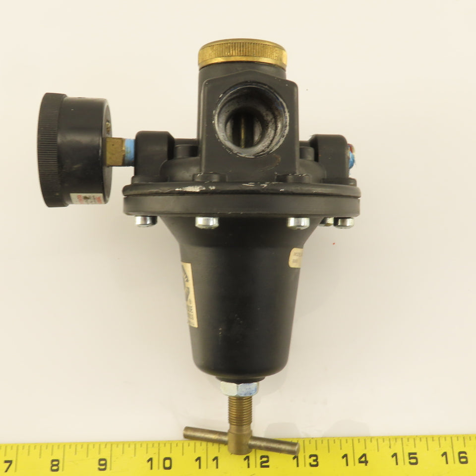 Coilhouse Pneumatics 8808G Regulator W/ Gauge 1" NPT  0-125 PSI