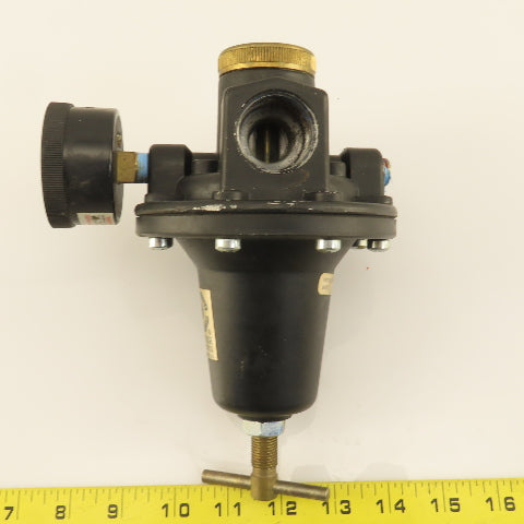 Coilhouse Pneumatics 8808G Regulator W/ Gauge 1" NPT  0-125 PSI